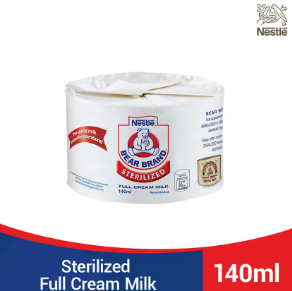BEARBRAND STERILIZED MILK 6 PCS x140ML TIN